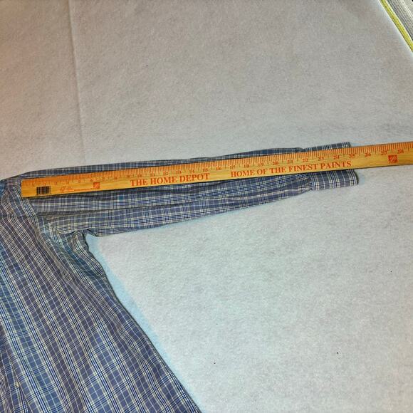 Peter Millar Mens M Crown Multicolor Plaid Long Sleeve Button Up Shirt - Picture 6 of 7